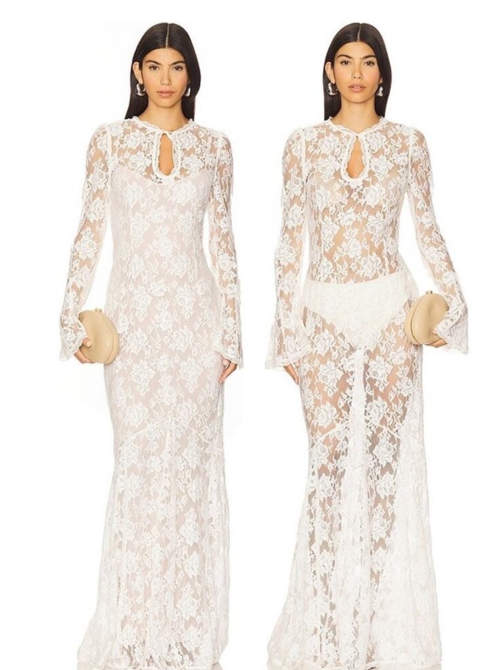 NWOT! Stone Cold Fox x REVOLVE Grace Gown in Ivory